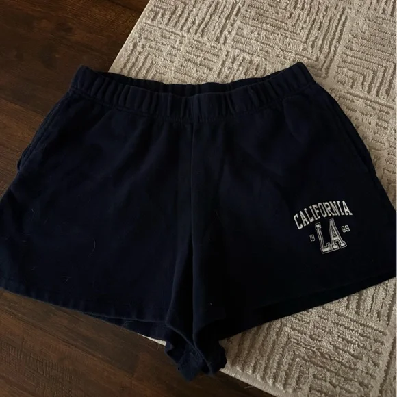 Garage Kids Black Shorts with California Print - Picture 1 of 3